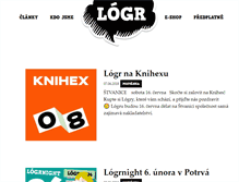 Tablet Screenshot of logrmagazin.cz